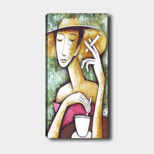 Tablou Rainbow Mirage Multicolor 50x120 cm - Img 2