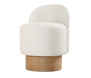 Taburet puf Barren Crem 47x66 cm - Img 7
