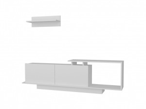 Ansamblu Comoda TV Asos Alb - Img 3
