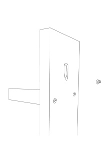 Aplica 618 Negru 75x10x22 cm - Img 6