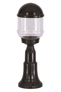 Aplica de perete exterior M1K Negru 50x17 cm - Img 1