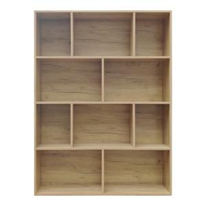 Bibliotecă Evergin, stejar, 100x30x135 cm - Img 2