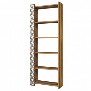 Biblioteca Model City V3, Nuc/Alb, 64.6x170x24.2 cm - Img 3