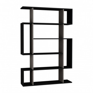 Biblioteca Model Mito, Antracit/Mocha deschis, 110x161x25.5 cm - Img 2