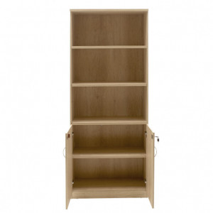 Biblioteca Pako World, Model Amazon, 80x40x200 cm, Stejar sonoma - Img 3