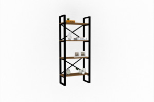 Biblioteca Salvador, Model Alaro, Negru - Img 2