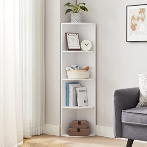 Biblioteca, Vasagle, Alb, 129.5x30x30 cm - Img 1