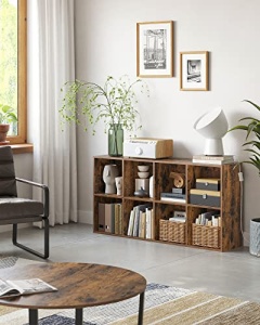 Biblioteca Vasagle, Model Marshall, 65.5x30x129.5 cm, Antic - Img 3