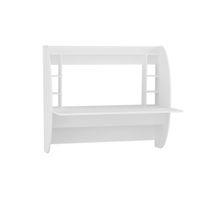 Birou Buglem Alb 123.6x120x55 cm - Img 3