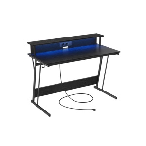 Birou Vasagle Negru 120x60x91 cm - Img 2