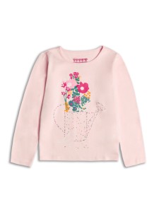 Bluza Roz cu Imprimeu - Img 1