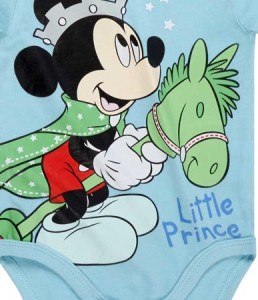 Body bleu cu maneca scurta Mickey Mouse - Img 2