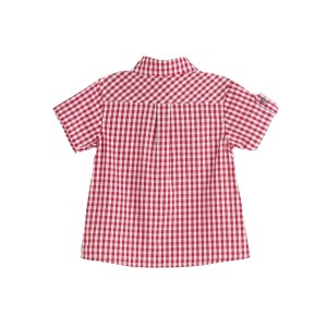 Camasa bebe cu maneca scurta in carouri Newness - Img 2