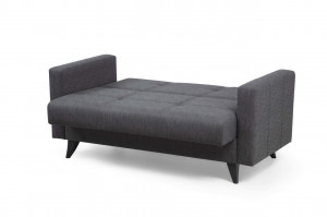 Canapea extensibila 2 locuri Nabulsi Gri inchis 127x46 cm - Img 7
