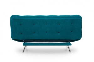 Canapea Extensibila, 3 Locuri Misa Sofabed Petrol Verde - Img 9