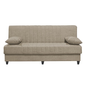 Canapea Extensibila 3 Locuri Romina, crem, 190x75x85 cm - Img 3
