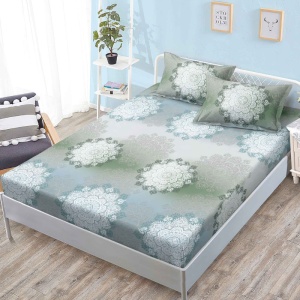 Cearsaf cu elastic si 2 Fete de Perna, Rozario 160x200 cm (Finet)