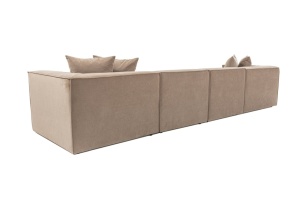 Colțar dreapta Sora Cappuccino 430x75x102 cm - Img 10