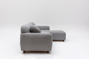 Coltar Eddy Corner Gri Deschis - Img 11