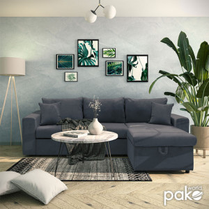 Coltar Lilian Antracit 225x148x81 cm - Img 2