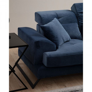 Coltar PWF-0575 stanga material textil albastru 308/190x92cm - Img 4