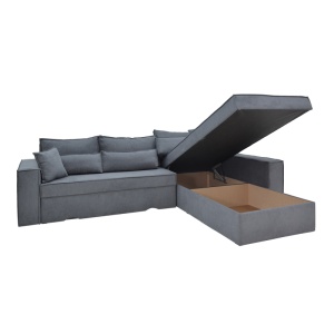 Coltar Reversibil Venzie, gri, 283x214x83 cm - Img 5