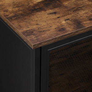Comoda Model Gael, Maro/Negru, 70x33x100 cm - Img 5