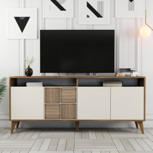 Comoda Model Milan, Nuc/Crem, 180x35x78.6 cm - Img 5