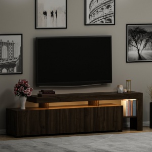 Comoda TV Salvador, Model Beliz, 192x53x37 cm, Nuc - Img 10
