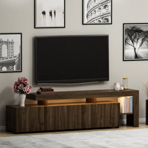 Comoda TV Salvador, Model Beliz, 192x53x37 cm, Nuc - Img 6