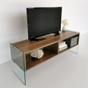 Comoda TV Salvador, Model TV404, 120x45x35 cm, Nuc - Img 5