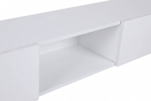 Comoda TV Salvador, Model Wagna, 180x30x25 cm, Alb - Img 5
