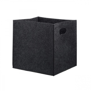 Coș de pâslă HMY Negru 30x30x30 cm - Img 2