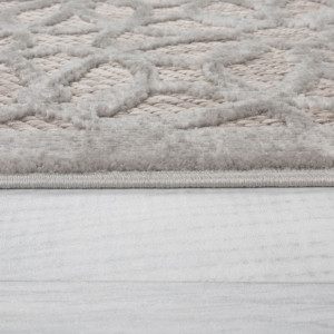 Covor Argento Argintiu 160X160 cm, rotund, Flair Rugs - Img 5