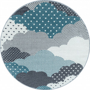 Covor Bambi Albastru V2 120x120 cm - Img 1