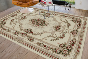 Covor Clasic Lotos Crem, 160x230 cm - Img 2
