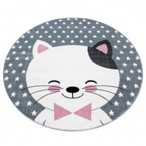 Covor Kids Roz V1 120x120 cm - Img 1