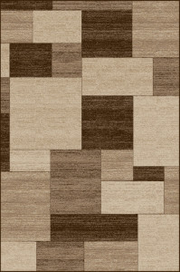 Covor Modern Daffi, Bej/Maro, 100x200 cm - Img 1
