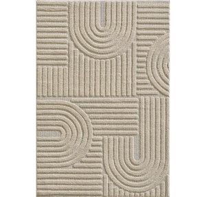Covor tip Traversa VivaDeco Art V1, 60 x 110 cm, Bej, 100% Polipropilena, Fir 8 mm, 1900 g/mp, OEKO-TEX Standard 100 - Img 8
