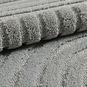 Covor tip Traversa VivaDeco Art V1, 80 x 150 cm, Silver, 100% Polipropilena, Fir 8 mm, 1900 g/mp, OEKO-TEX Standard 100 - Img 11