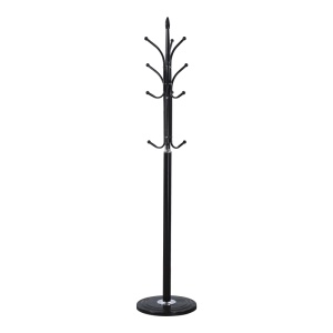 Cuier Keleste, negru, 37x37x175 cm