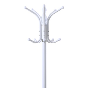 Cuier Mendora, alb, 40x40x180 cm - Img 2