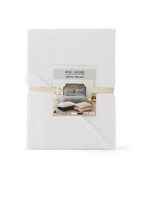Cuvertura Pique pentru pat 1 Persoana Model Waffle White - Img 3