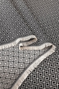 Cuvertura Pled pentru pat dublu Model Diamonds Black - Img 2