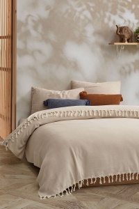 Cuvertura Pled pentru pat dublu Model Ermes Beige