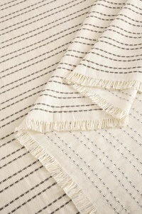 Cuvertura Pled pentru pat dublu Model Loom Brown - Img 2