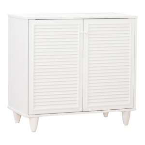 Dulap de pantofi Ronan, alb, 70.5x35x66 cm - Img 2