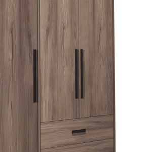 Dulap haine Edritte, nuc deschis, 120x52x195 cm - Img 3