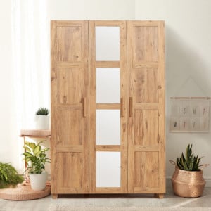 Dulap haine Model Hedera, Pin, 120x48x189 cm - Img 2