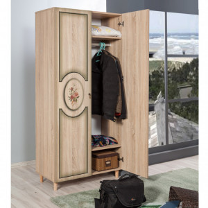 Dulap haine Model Stil, Multicolor, 90x52x192 cm - Img 4
